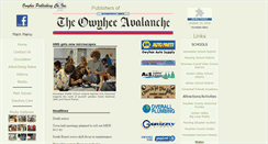Desktop Screenshot of owyheepublishing.com